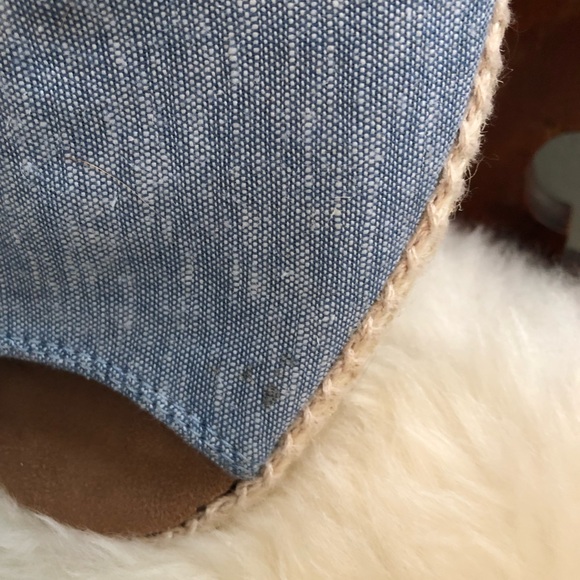 Toms alpargata open toe shoes size 9.5 - Picture 2 of 7